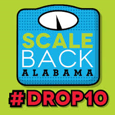 Graphic of scale. "SCALE BACK ALABAMA #DEOP10