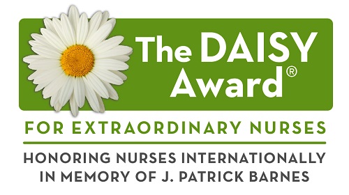 Ad that says:
The Daisy Award FOR EXTRAORDINARY INTERNATIONALLY IN MEMORY OF J. PATRICK BARNES